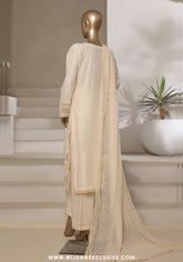 Sadabahar Stitched Luxury Embroidered Chikankari Collection - 2025 (Cream)